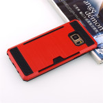 Wholesale Galaxy Note FE / Note Fan Edition / Note 7 Credit Card Armor Case (Red)